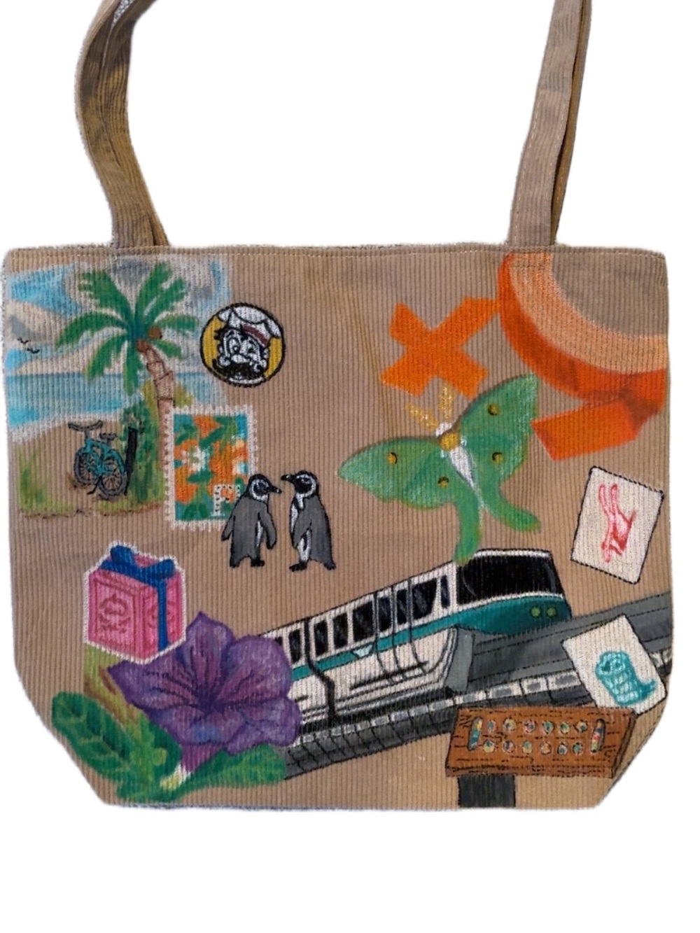 Custom Senior Cord Tote Commission
